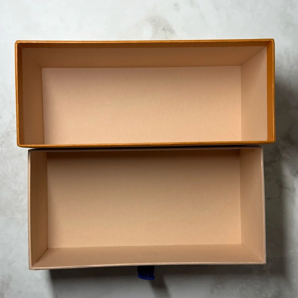 Louis Vuitton | Gift Storage Box & Ribbon Set | Orange | 3.5